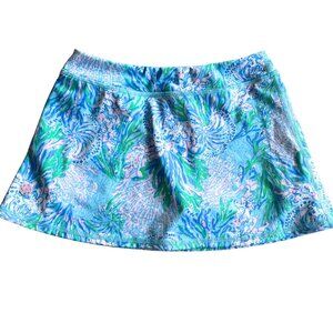 Lilly Pulitzer Luxletic Girl's Mini Skort Skirt - Size Medium (6/7)